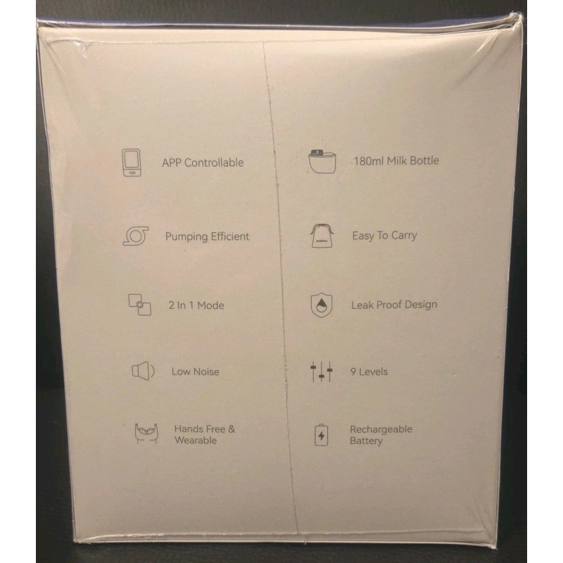 Momfann Electric Breast Pump Wearable Kit Hands-Free APP Control Portable