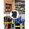Wall Mount Retractable Barrier Belt, 16 Ft Crowd Control Retractable