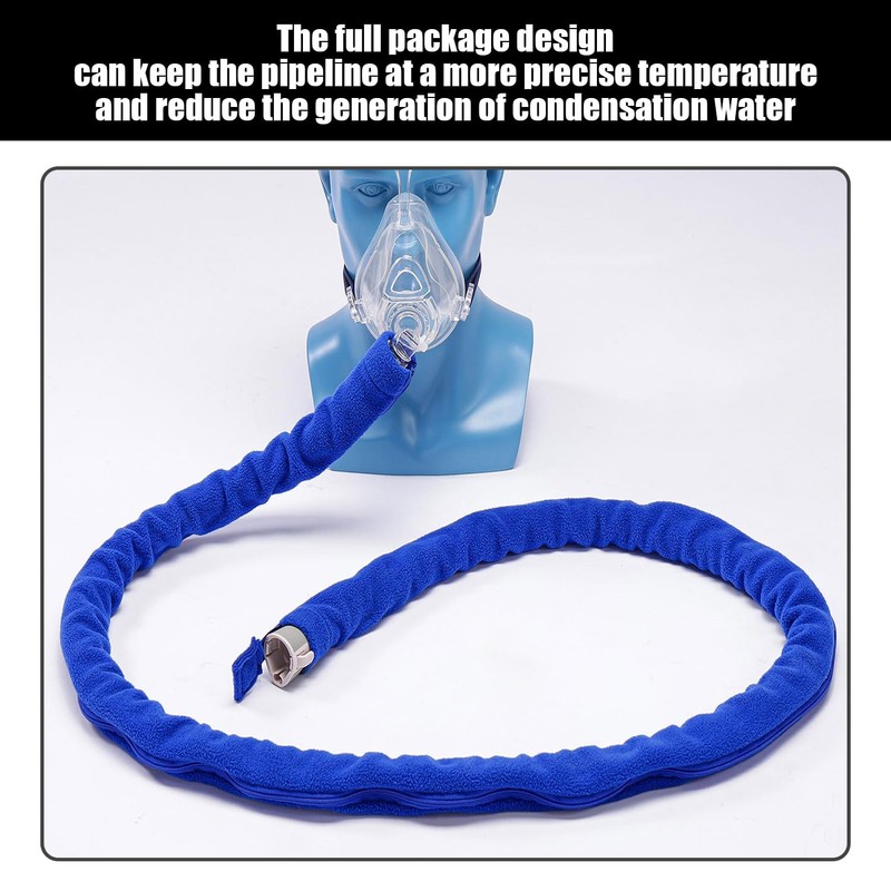 CYNOSURETECH 1 Piece Blue Ventilator Tube Cover, Ventilator Hose Protective