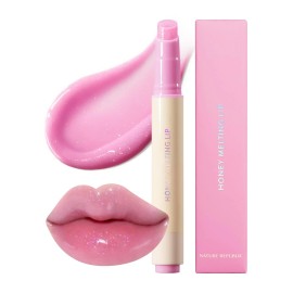 Nature Republic HONEY MELTING LIP GLITTER (13 AURORA) SOFT LIP STICK Hydrating G