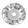 90mm 12 Tooth Polishing Disc Silver Wheel Manganese Steel Woodworking