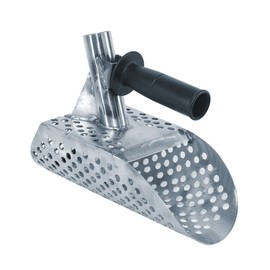 Dune Poseidon 10" x 5" Stainless Metal Detector Sand Scoop Round Holes