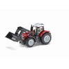 siku 1484, Massey-Ferguson with Front Loader, Metal/Plastic, Red/Black, Movable front