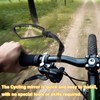 FUDOVA 2 Pack New Handlebar Bike Mirrors, HD,Blast-Resistant, Sturdy Stainless