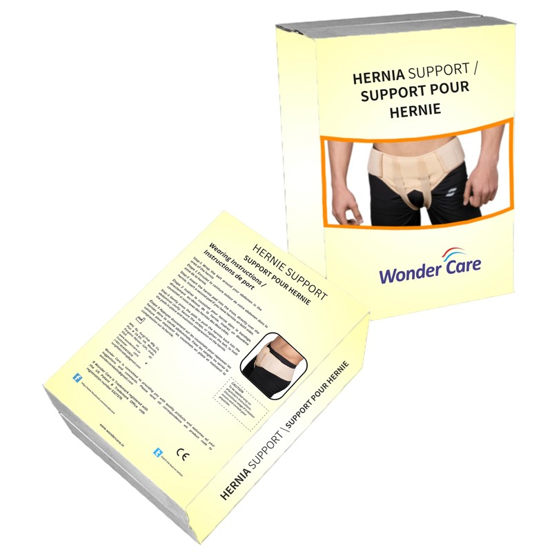 Wonder Care Hernia Support Brace for Single/Double Inguinal or Sports