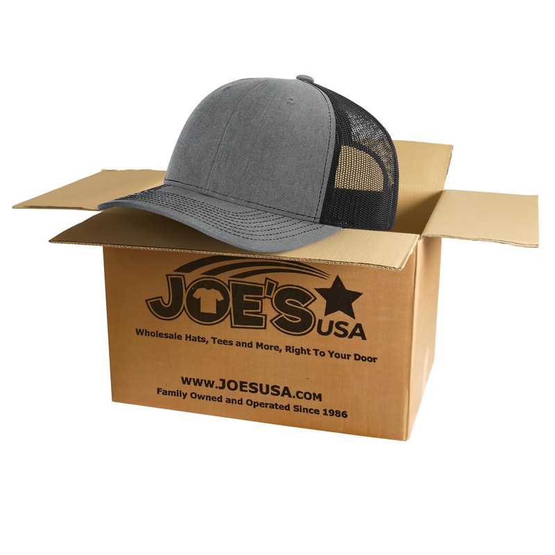 Joe's USA Premium Snapback Trucker Caps -Adjustable Snapback Mesh Baseball