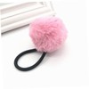 FOMIYES 12Pcs Fluffy Ball Elastic Hair Ties for Women and