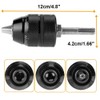 Keyless Drill Chuck 2-13 mm 1/2-20UNF with Adapter Drill Chuck