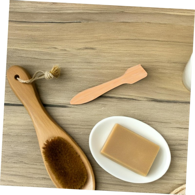 Ipetboom 5pcs Natural Bamboo Facial Mask Spatula Set Face Mask