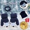 Unisex Children's Gloves with Split Fingers Kids Gloves Knitted Children's