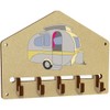 Azeeda 'Caravan' Wall Mounted Key Hooks/Holder (WH00042685)