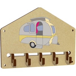 Azeeda 'Caravan' Wall Mounted Key Hooks/Holder (WH00042685)