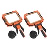 2 Packs Band Clamps Woodworking Straps with 4 Corner Claws,