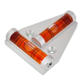 High precision aluminum alloy T-shaped platform can be used. Small level ruler with magnetic bubble beads for measurement (58x43x13mm)