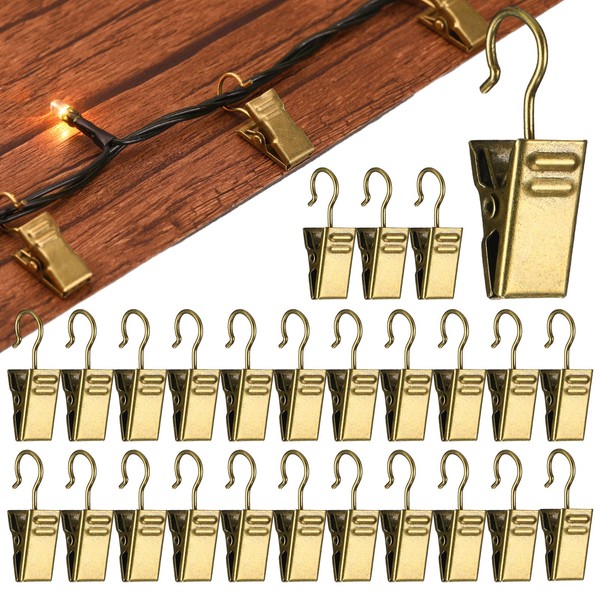 Gisafai Christmas Asphalt Shingles Roof Light Clips Mini Light Clips