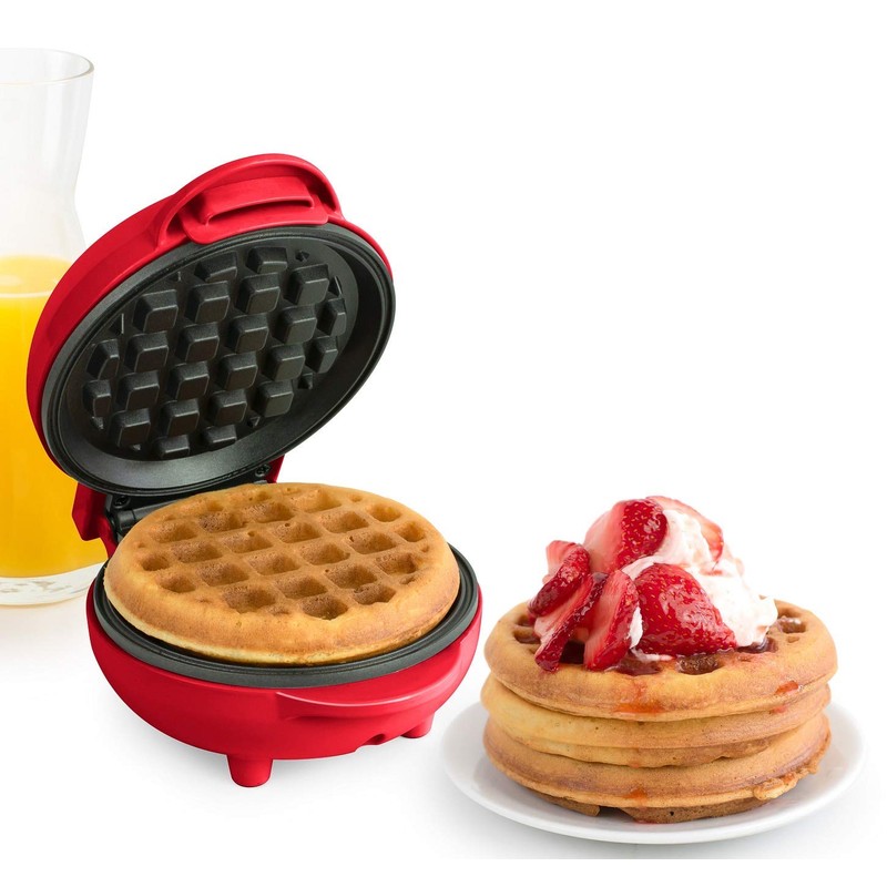 Nostalgia MWF5AQ MyMini Personal Electric Waffle Maker, Hash browns, French