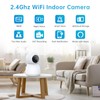 Indoor Security Camera with Motion Detection Siren Night Vision Two-Way