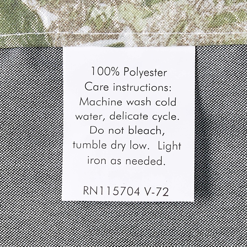 Achim Home Furnishings, Green Tranquil Lined Grommet Window Curtain Panel,