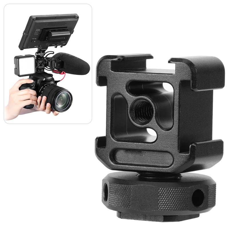 Ulanzi PT‑12 SLR Mirrorless Camera Three Heads Hot Shoe Cold