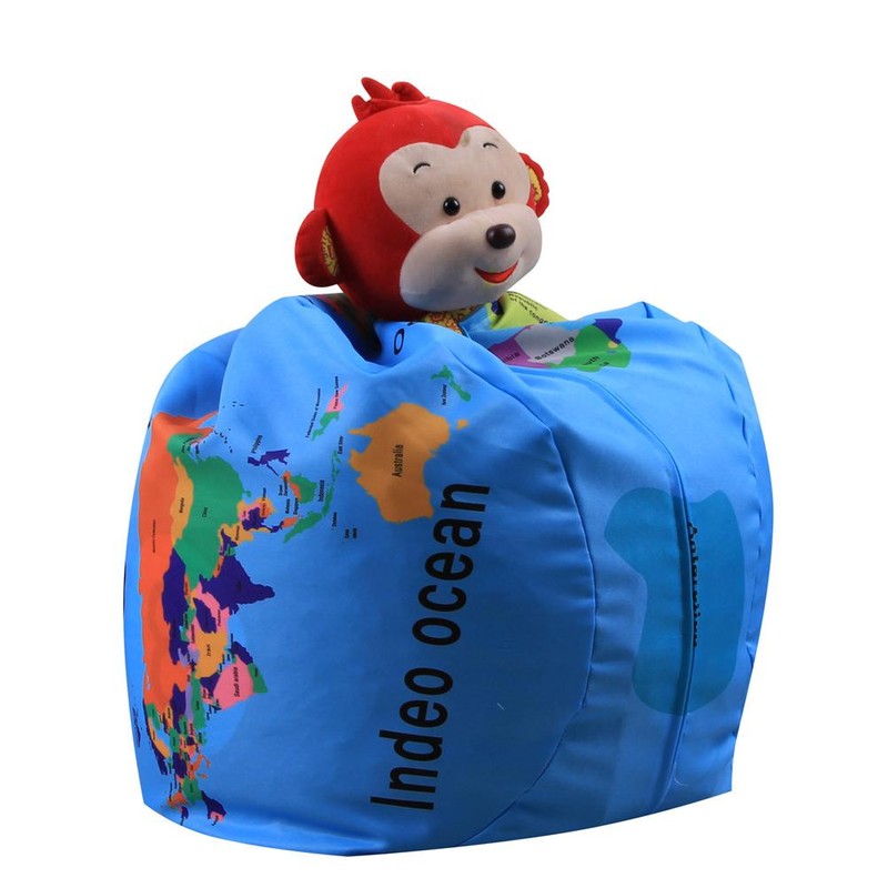 Storage Bean Bag Chair 26 Inch Beanbag Cover with Zipper