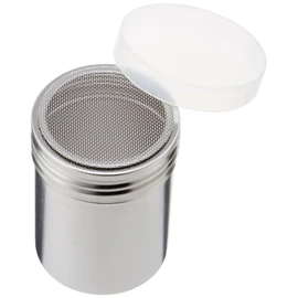 Endo Shoji TKG Seasoning Shaker, Powder Use, Small, With Acrylic Lid, Diameter x Height (mm) 55 x 80, Weight: 70g, Stainless Steel, Rust-Resistant and Hygienic, Commercial Use, BPU01003