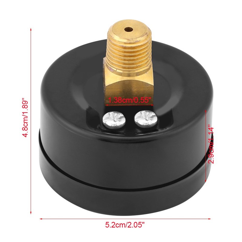 Medidor de presión de vacío con mini dial de 50