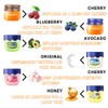 Bee Lip Balm Honey Pot Set, 6PCS Moisturizing Mask for