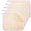 Tatuo 5 Pcs Exfoliating Face and Body Wash Cloths Towel