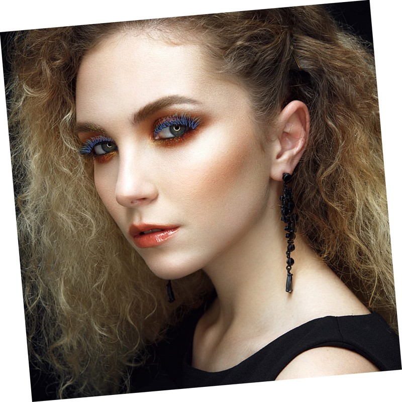 Ipetboom Fluorescent Eyelash Extensions Soft Synthetic False Lashes for Parties