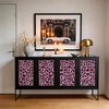 Ismoon Leopard Print Peel and Stick Wallpaper Pink Cheetah for