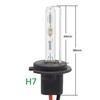 1Pair H7 HID Xenon Headlight Replacement Bulbs, 35W 12000K Extremely