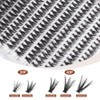 MAGEFY 220 Pcs Cluster Lashes 30D+40D Eyelash Clusters 9-13mm Mixed