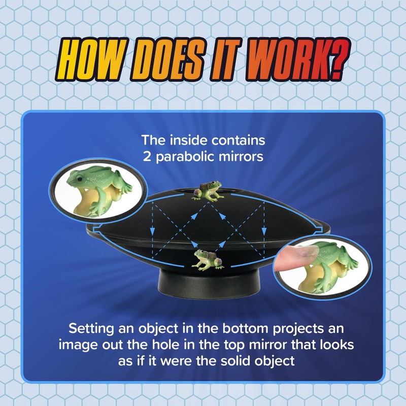 Toysmith, 3-D Mirascope, 6" Instant Hologram Image Maker, For Boys