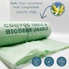 100% Compostable 30L Bin Liners Made from Sustainable Corn Starch