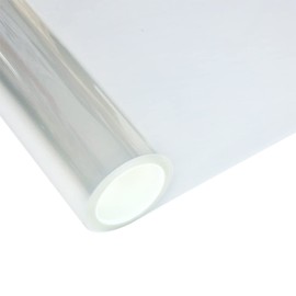 2MIL Clear Safety Window Film UV Blocking Security Window Glass Protection Sticker Self Adhesive Glass Film,17.5Inch x 6.5Feet