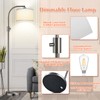 【Upgraded】 Dimmable Floor Lamp, 1200 Lumens LED Bulb Included, Gold