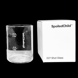 Spoiled Child E27 Shot Glass 30ml Clear Glass Small Measuring Cup