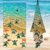 Zomer Beach Towel Large 90 x 180 cm Quick-Drying Microfibre