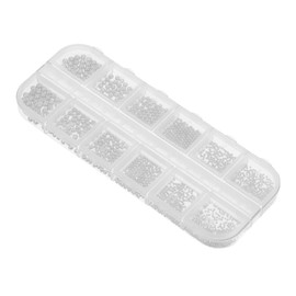 VICASKY Shining Nail Art Decor Metal Nail Charms Silver for Manicures for Parties and Special Occasions