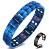 Cigmag Lymphatic Drainage Magnetic Bracelet Men's 4 Elements Ultra Strong