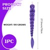 26 Inch Purple Hair Extensions, Purple Braid with a Drawstring