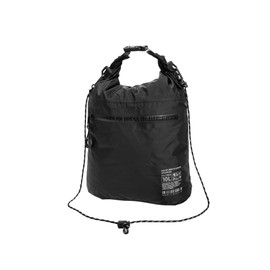 DRESS 2-way Dry Bag, 3.2 gal (10 L), Black, Waterproof, Compact, Lightweight, Portable, Fishing, Disaster Prevention, Camping, Sacoche, Tote Bag, Outdoors