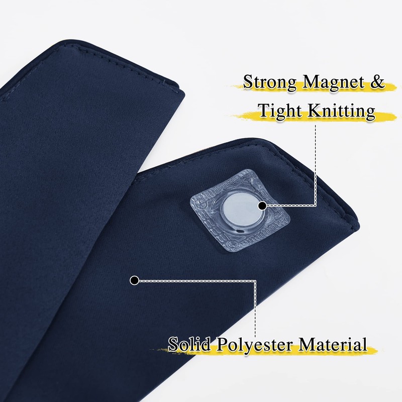NICETOWN Magnetic Curtain Tiebacks Modern Handmade Tie Backs Decorative Curtain