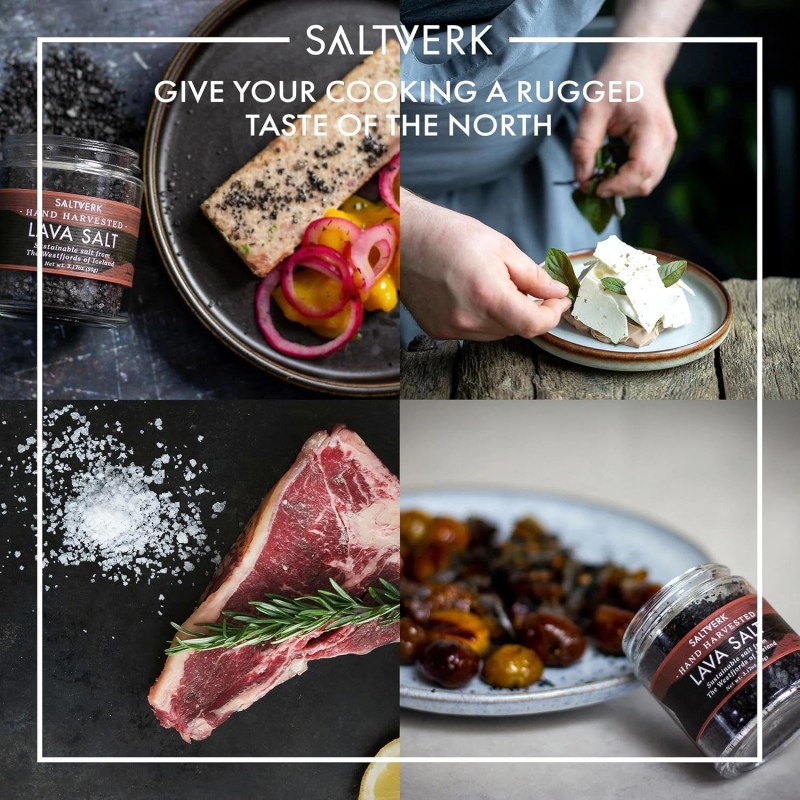 Saltverk Salt Gift Set- Includes 2 Jars - Flaky and