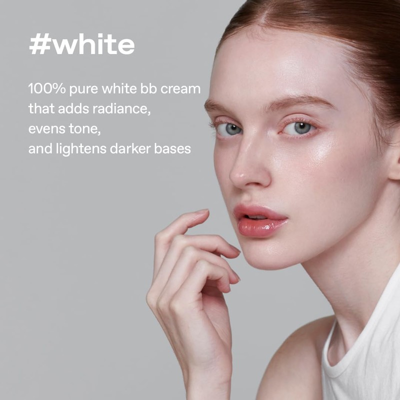 glow breathable blemish balm #white | light-coverage bb cream &