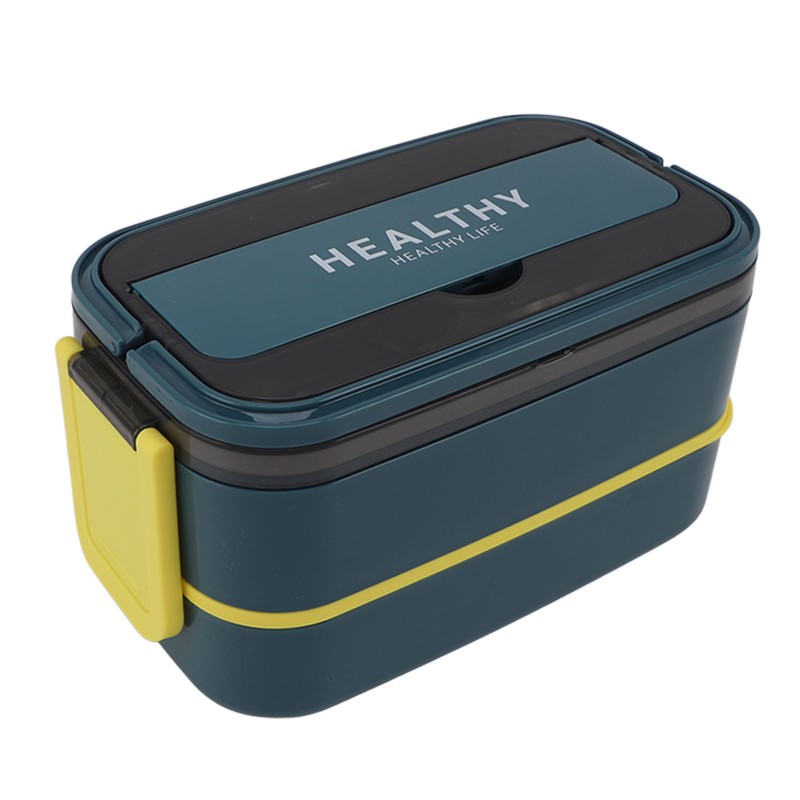 Double Layer Bento Box 316 Stainless Steel Compartment Portable Lunch