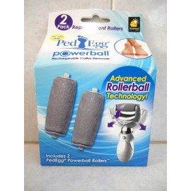 Ped egg power ball replacement rollers 2 pack original, retail box