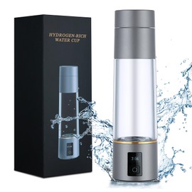 Hydrogen Water Bottle Generator 2025, PEM/SPE Electrolysis Hydrogen Water Technology, 4000PPB 5000PPB, Hydrogen Water Electrolyzer, Hydrogen Generator, Men's & Women's Gifts
