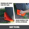 SECURITYMAN Heavy Duty Wheel Chocks (2 Pack) - Durable, Non-Slip,