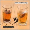 lahnao 400Pcs Tea Bags Empty, 7x9/5.5x7cm Reusable Tea Bags, Spice